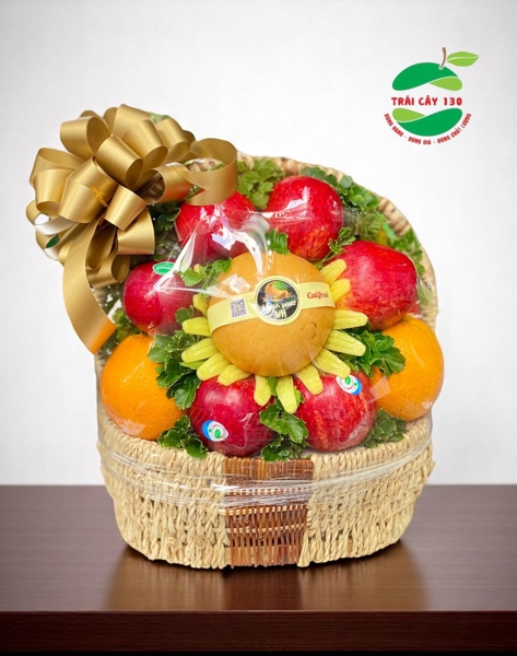 GIỎ TRÁI CÂY BÔNG TÁO