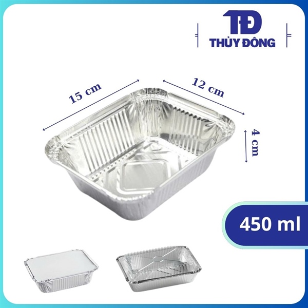 Hộp giấy bạc 450ml