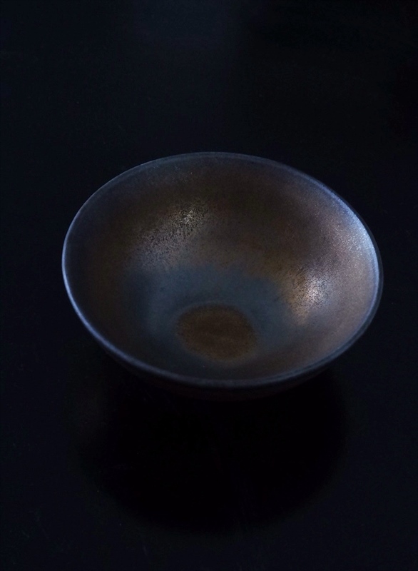 Chén - Cắm hoa - Đen - 13 x 5.5cm