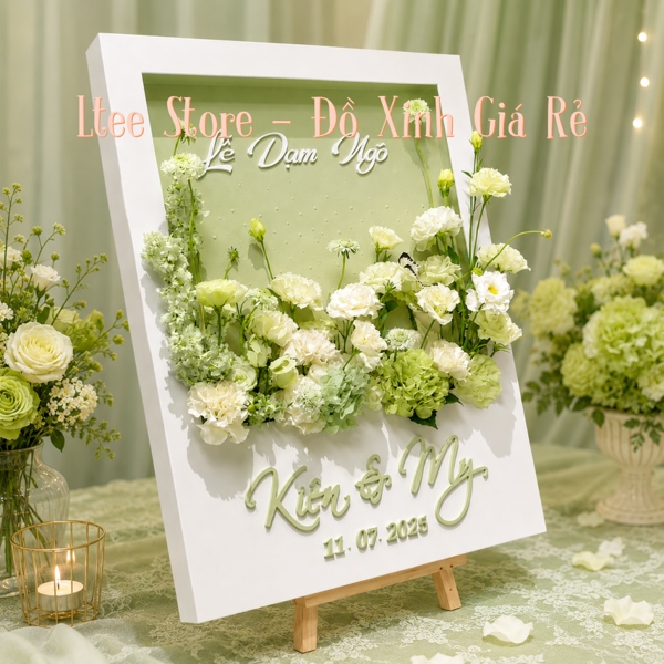 Luxury 8mm - Bảng Welcome 3D 50x70 HR2 - CHỮ NỔI