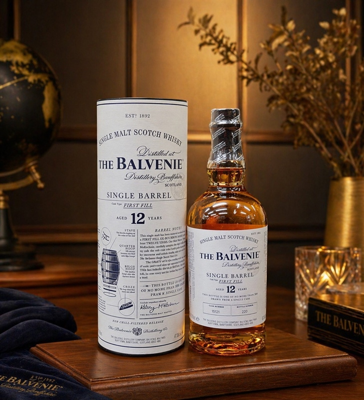 Rượu The Balvenie Single Barrel 12 năm - Cask No.15121 70cl 47,8%