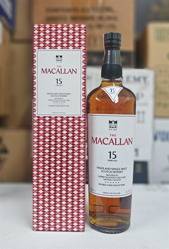 Rượu Macallan 15 năm Double Cask 70cl 43% NK