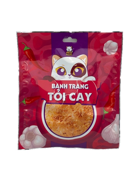 Bánh tráng tỏi cay