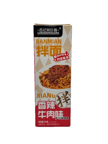 Mì trộn vị bò cay thơm ngon