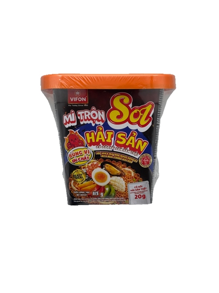 Mì trộn Vifon Sol hải sản cốc 115grx12