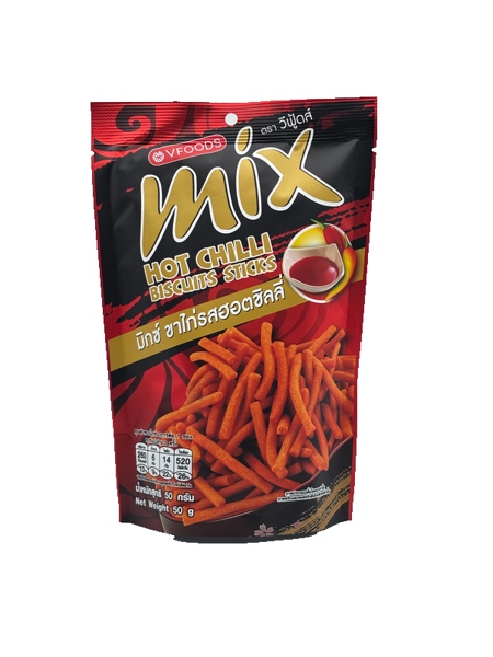 Bim bim Mix vị tỏi ớt hot chili stick 75g