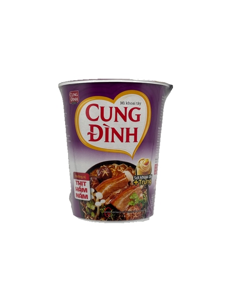 Mì ly Cung Đình vị thịt hầm nấm