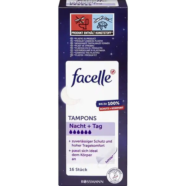 Tampon Facelle Tag + Nacht Night 6 Giọt 16 chiếc