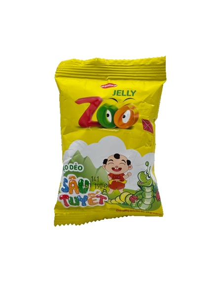 Kẹo dẻo sâu tuyết Bibica jelly Zoo 24g