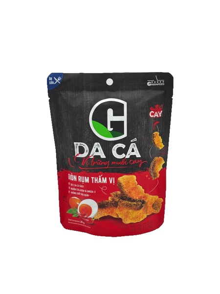 Da cá vị trứng muối cay G 25g