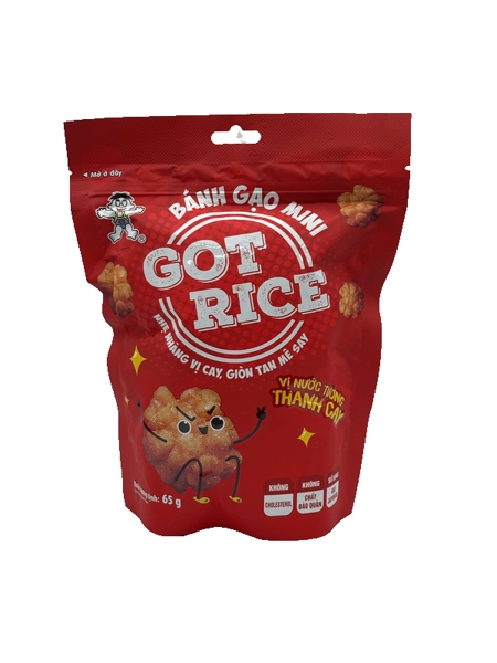 Bánh gạo mini got rice vị nước tương thanh cay 65g