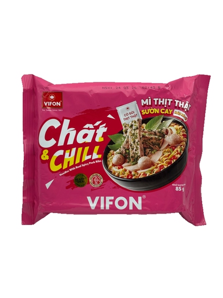 Mì VIFON thịt thật vị sườn cay Chất&Chill