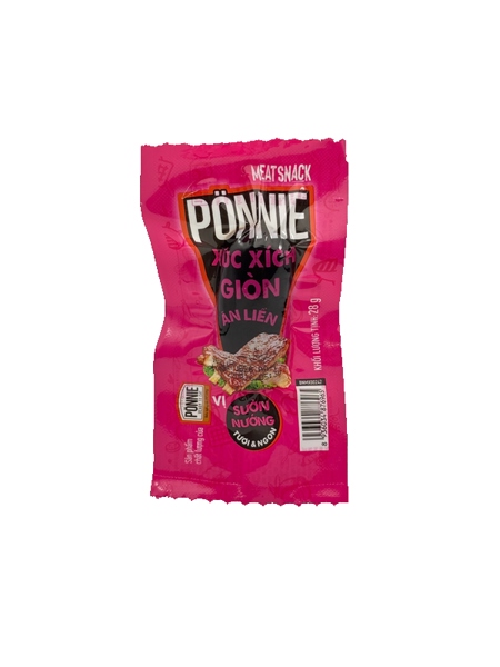 Hotdog Ponnie giòn ăn liền vị sườn nướng