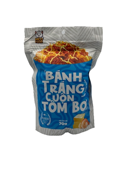 Bánh tráng cuộn tôm bơ