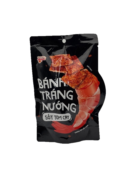 Bánh tráng nướng sốt tôm cay