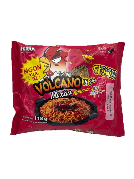 Mì xào Koreno volcano vị gà 118g