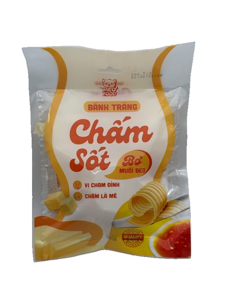 Bánh tráng Chấm sốt Bơ muối béo (Gói)