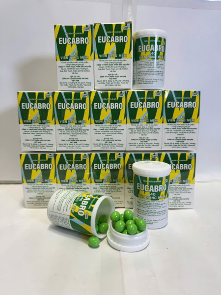 Eucabro (Mẫu Xanh Lá - Dạng Chai - 40 Viên) - K360