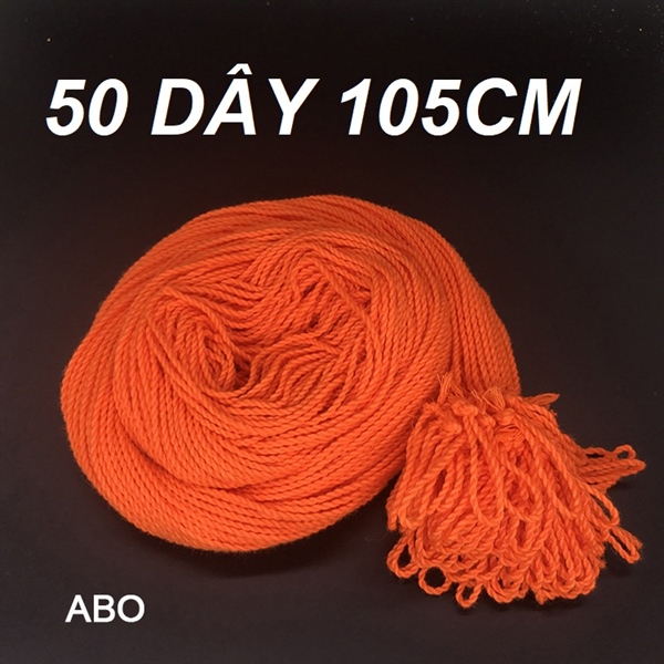DAYYO-QC50C BỘ 50 DÂY YOYO MÀU CAM DÀI 105CM