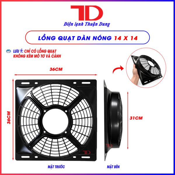 Lồng quạt 14 x 14 (20c/t)