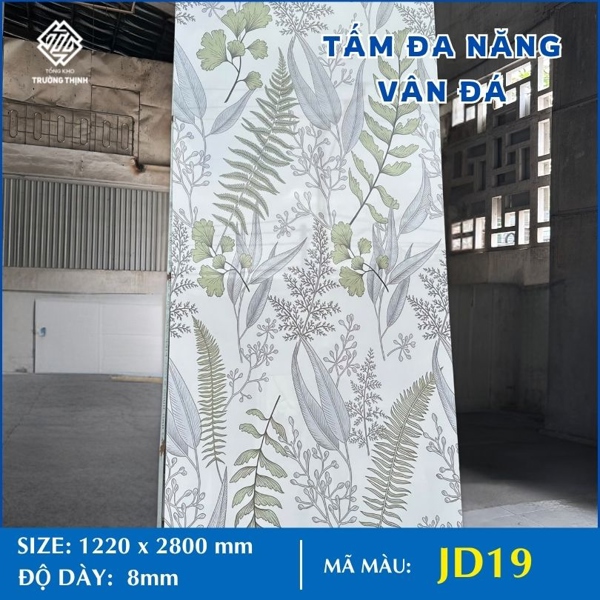 TẤM ĐA NĂNG - VÂN ĐÁ JD19- 8MM - 2M8