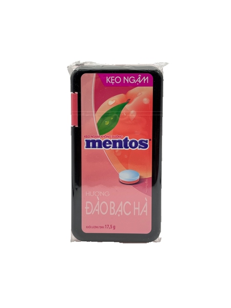 Kẹo ngậm Mentos đào Bạc Hà