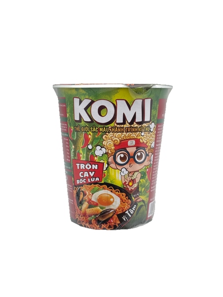 Mì Komi tôm trộn cay 24ly x 60gr