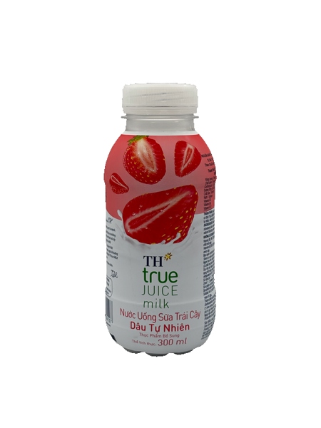 Nước STC Dâu TH Chai 300ml × 24
