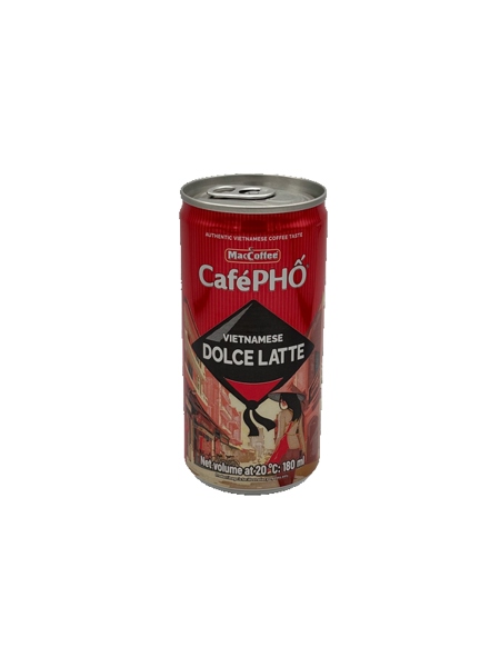 Cà Phê Phố - Cà Phê Sữa Latte Lon 180ml