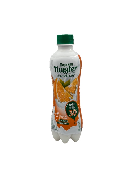 Nước Trái Cây Sữa Twister Juicy Milk Vị Cam 330ml