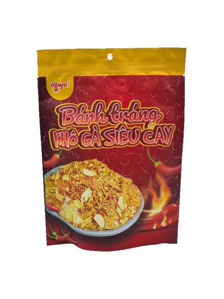 Bánh tráng khô gà siêu cay 40g (Gói)