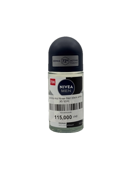 Lăn khử mùi Nivea Men black white X5 50ml