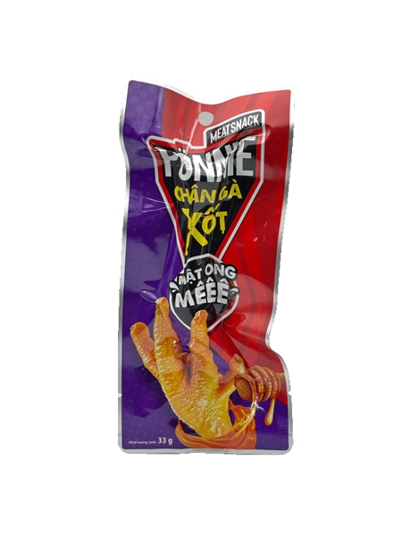 Chân gà rút xương Ponnie xốt mật ong 80túi x 1chân x 22gr