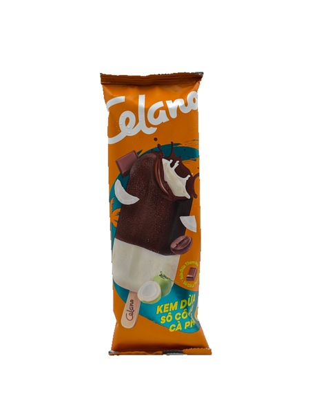 Kem Que Celano Dừa Sôcola Cà Phê 75g × 20