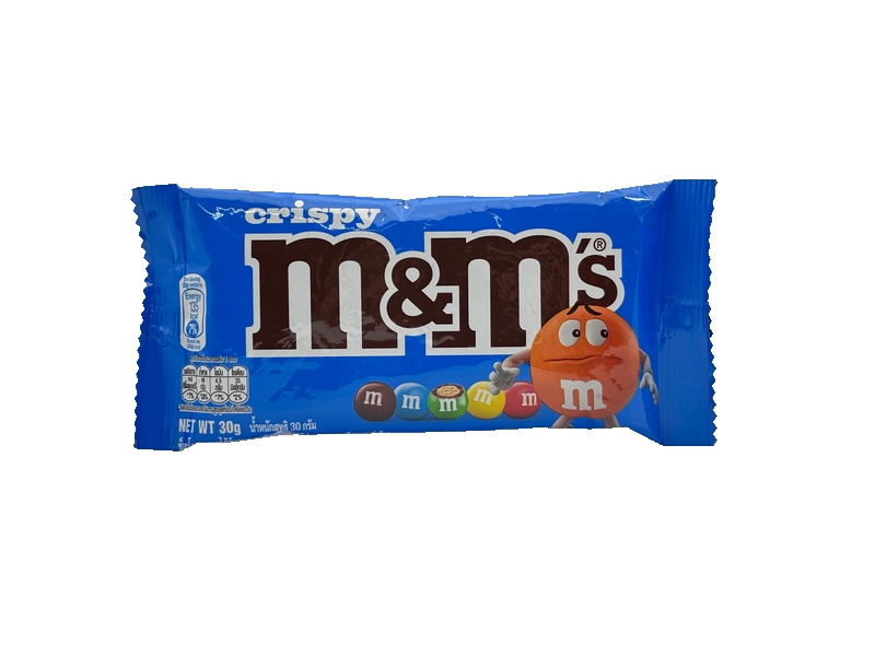 Kẹo M&M crispy chocolate 30g. xanh