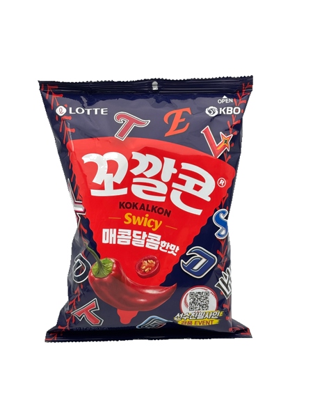 Bim bim Lotte COCALCORN vị ngô cay ngọt 67G