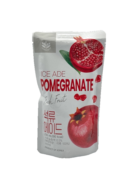 Nước trái cây ice ade vị lựu-Ice ade Pomegranate