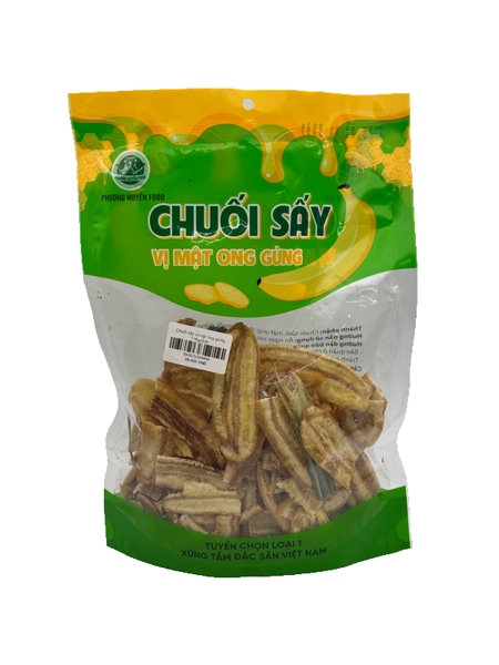 Chuối sấy vị mật ong gừng 176g