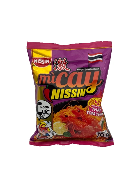 Mì cay Nissin Mì xào Hương Vị Thái Tom Yum