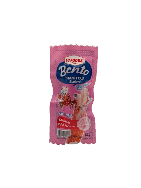 BENTO THANH CUA SURIMI 8Kg (20g x 25 Cây)