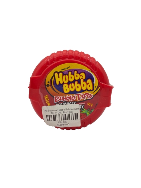 Kẹo cao su Hubba Bubba cuộn Mỹ Vị Dâu Tây