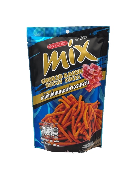 Bim bim Mix vị thịt xông khói 60g