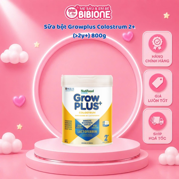 Sữa bột Growplus Colostrum 2+ (>2y+) 800g
