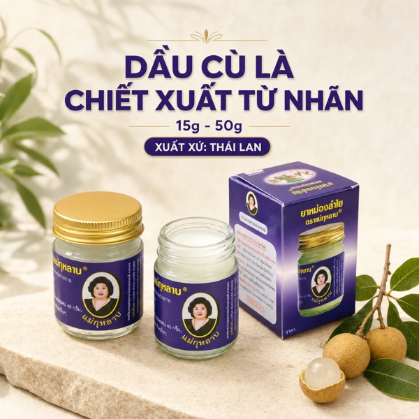 Dầu Cù Là Chiết Xuất Từ Nhãn