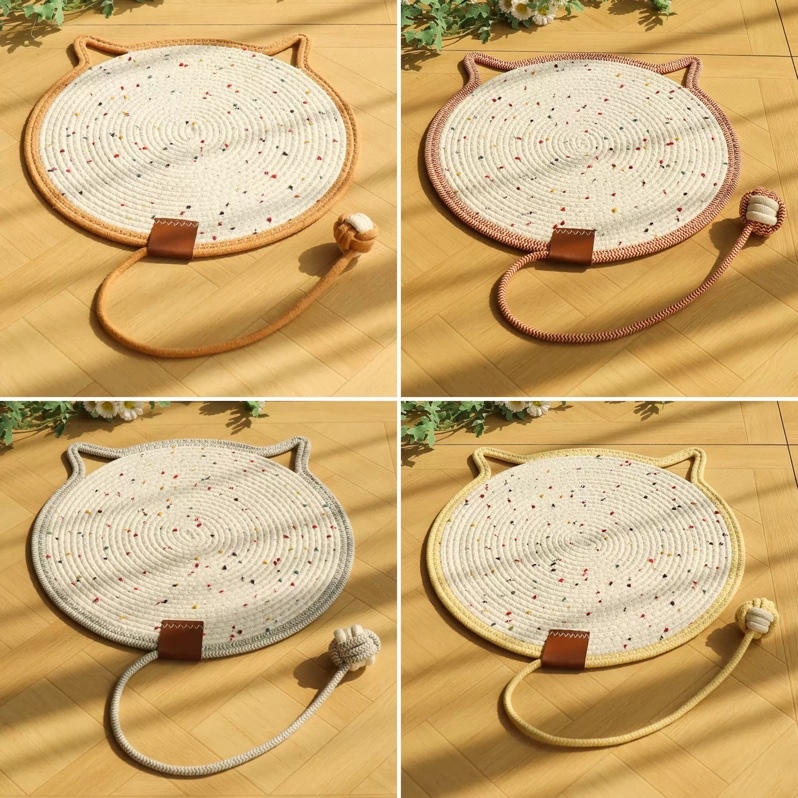 LY - Thảm thừng hình mèo màu sắc 50cm