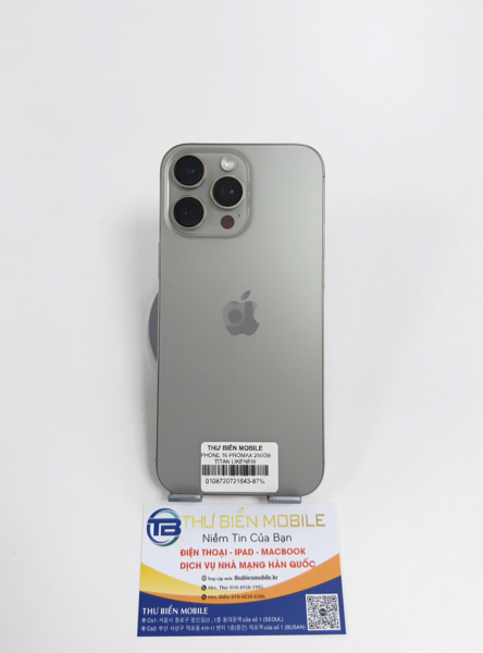 IPHONE 16 PROMAX 256GB TITAN LIKENEW