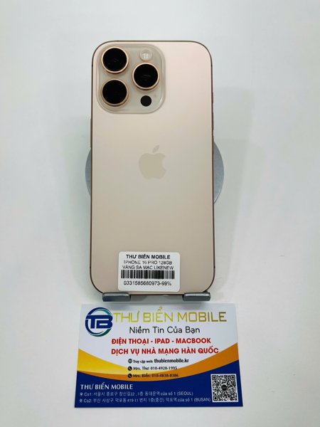 IPHONE 16 PRO 256GB VÀNG SA MẠC LIKENEW