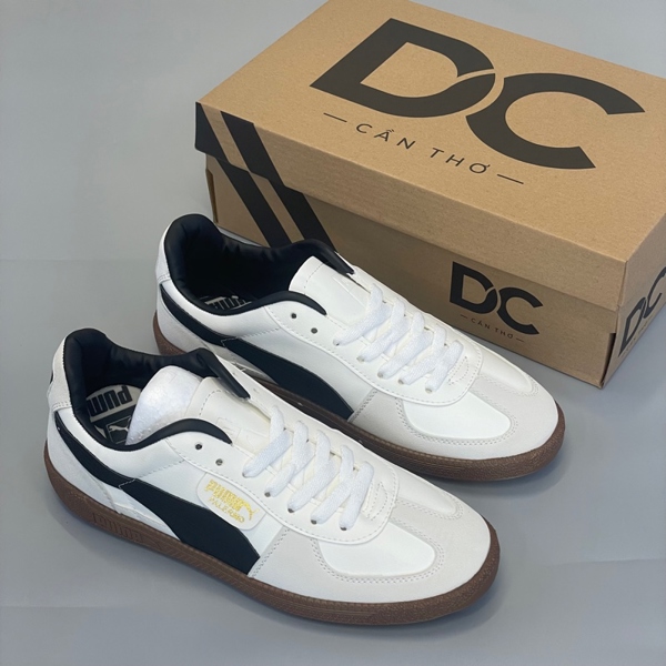 Puma trắng đế nâu
