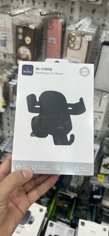 Kẹp điện thoại cửa gió ô tô WIWU CH058
