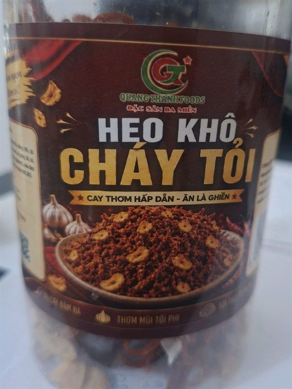 Ba rọi cháy tỏi quang Thanh 230g ( heokhochaytoi)